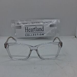 NWT Rxable Heartland Inez Crystal Clear Eyeglass Frames